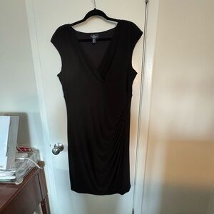 American Living Elegant Black Midi Dress